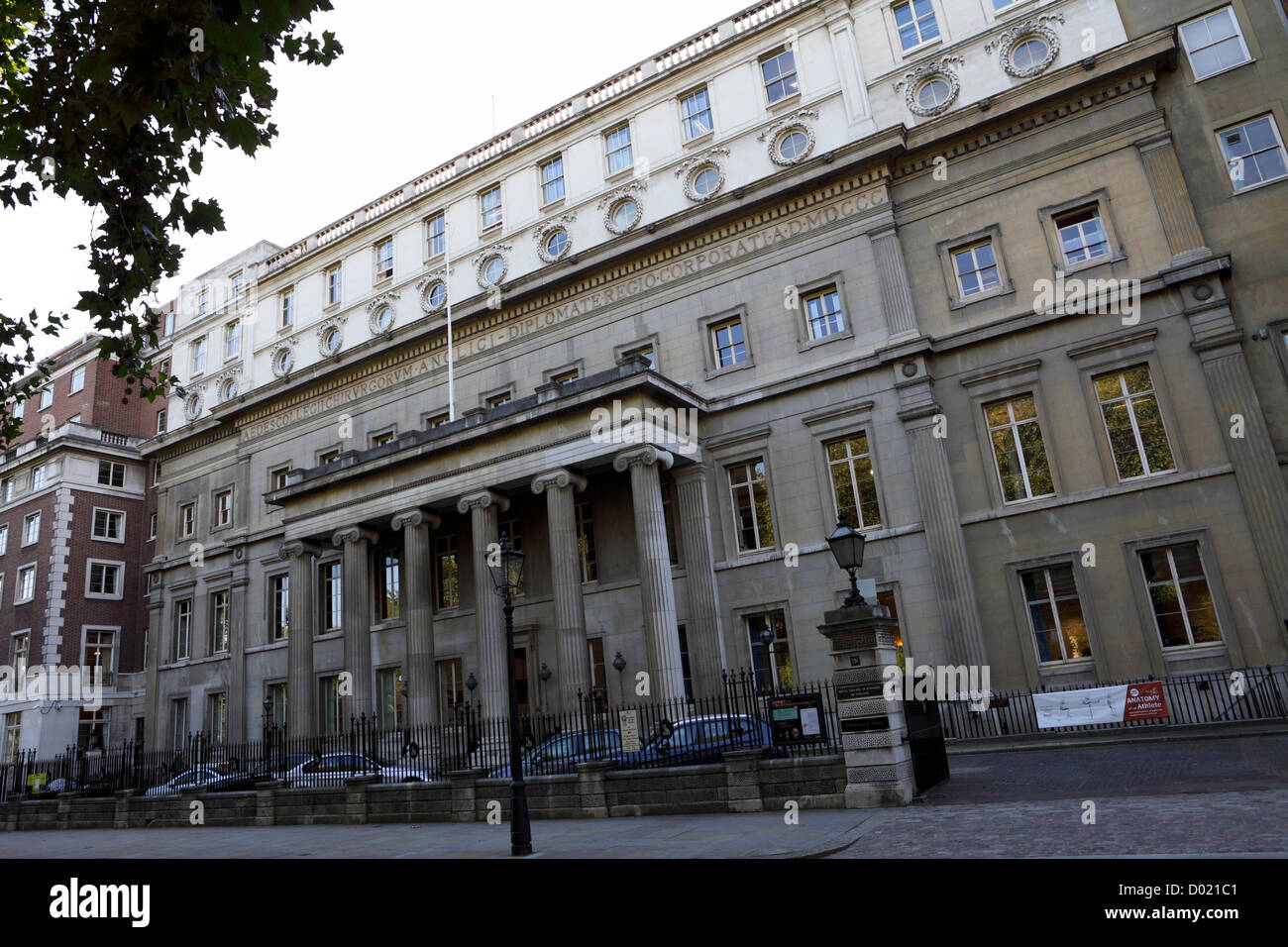 The Royal College of Surgeons of England,situated in Lincoln`s Inn Fields. Stock Photo